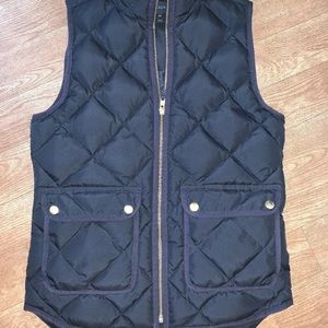 J crew quilted vest